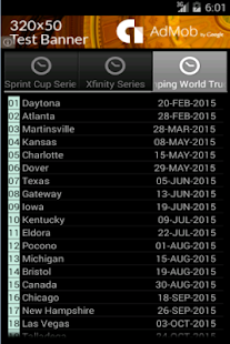 Download Unofficial Nascar Schedule APK