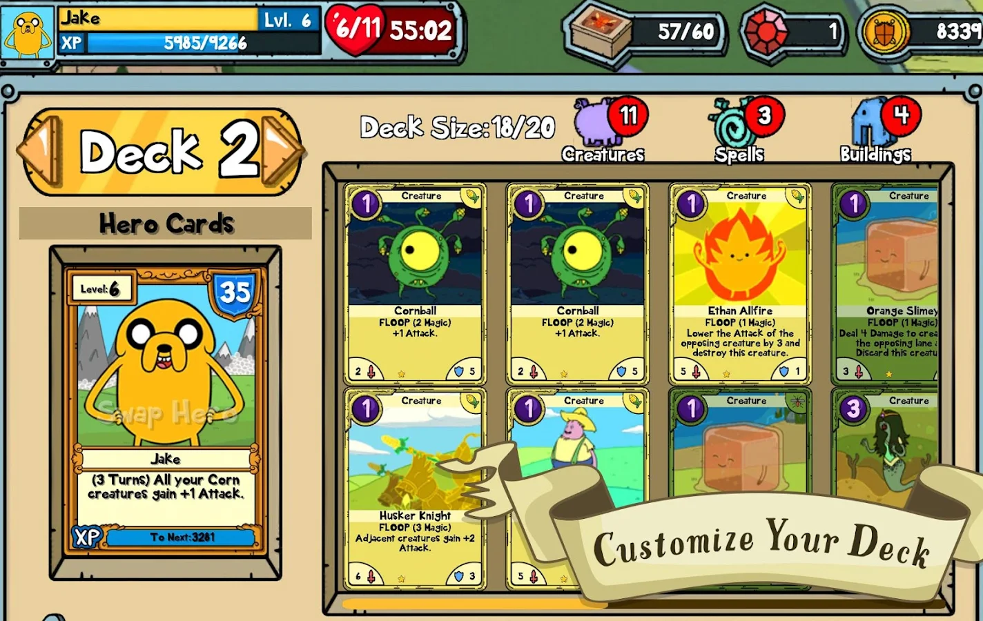 Card Wars - Adventure Time - screenshot