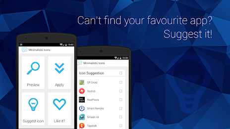 Minimalistic Icons | Blue poster 15