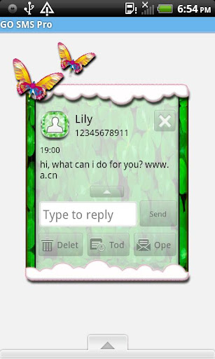 免費下載個人化APP|GO SMS THEME/ButterflyClover2 app開箱文|APP開箱王