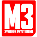 M3 Sveriges pryltidning logo