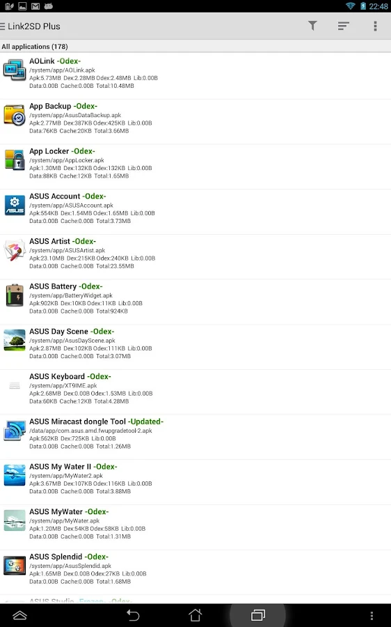 Link2SD - screenshot