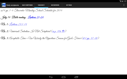 Daily Scriptures T. Watchtower Screenshots 5