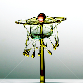 Chinese Bride by Parjiyo Suwardi - Abstract Water Drops & Splashes