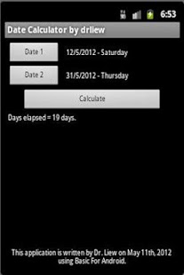 Date Calculator Free Screenshots 0