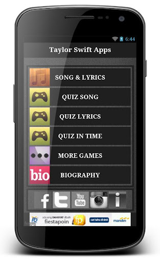 Taylor Swift Blank App