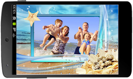 Summer Beach Photo Frame