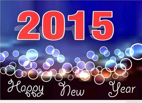 card happy new year 2015