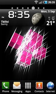 3D Sparkle Cubes Animation LWP Screenshots 0