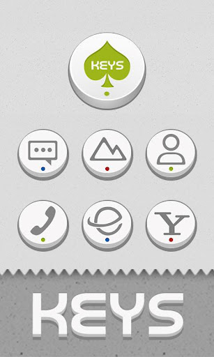 Keys Button GO LAUNCHER THEME