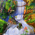 Autumn Waterfalls L Wallpaper logo