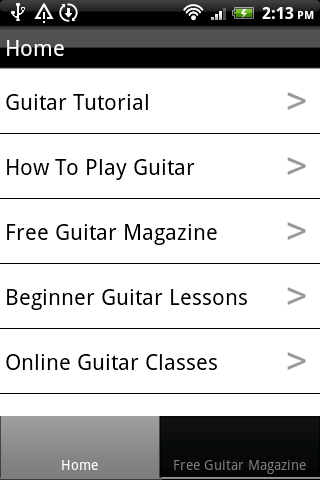 Guitar Tutorial