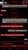 GO SMS Crimson Cobalt Theme