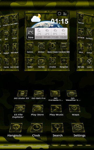 Next Launcher MilitaryB Theme