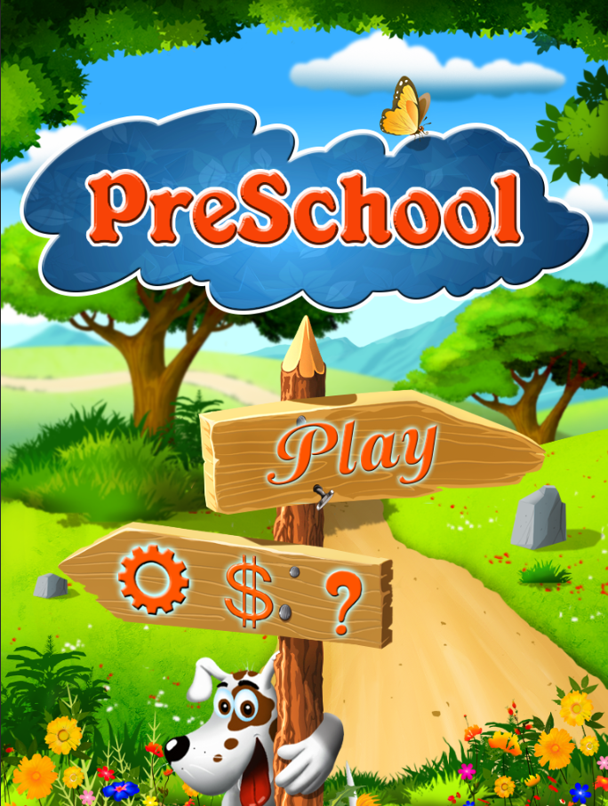 Android application Preschool learning games screenshort