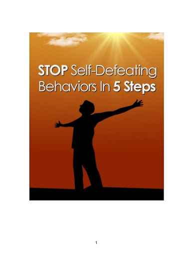 Stop Self Defeating Behaviors
