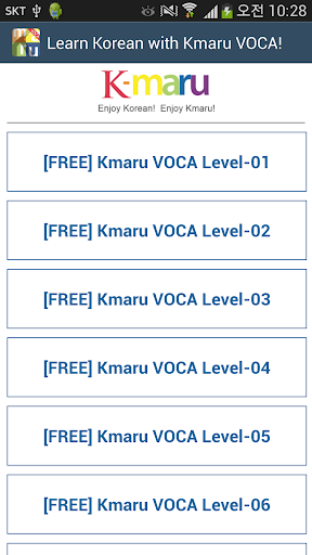 Learn Korean - Kmaru VOCA