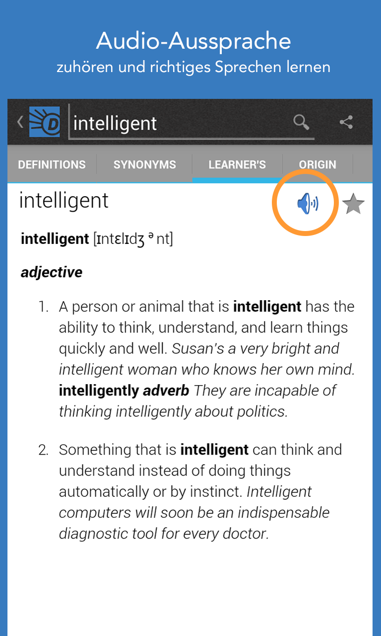 Dictionary.com Screen 1