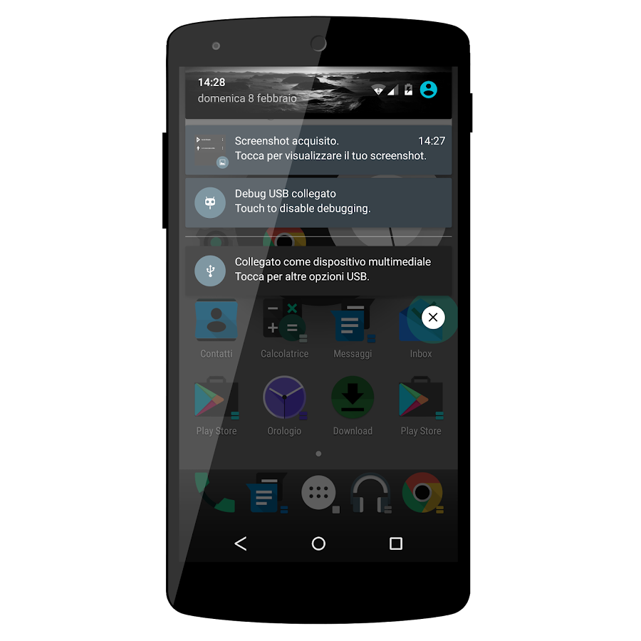 Dell Green CM12 Theme - screenshot