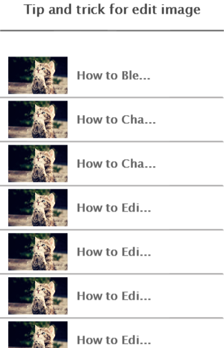 【免費書籍App】howto image cut and edit-APP點子