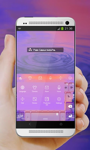 【免費個人化App】粉紅色的城堡 TouchPal Theme-APP點子