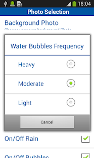 Download Photo Rain Bubbles LWP APK for Android