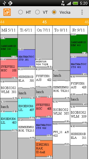 Mitt Schema skolschema