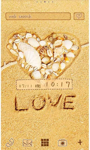 Summer Theme-Love on the Beach 1.0 Windows u7528 1