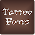 Fonts Tattoo for FlipFont Free9.07.0