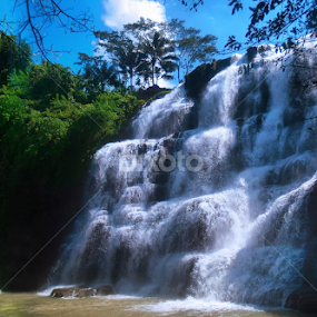 Cigangsa Falls by A Friyana Wiradikarta - Landscapes Waterscapes