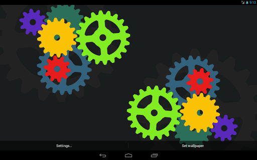【免費個人化App】ColorGears Live Wallpaper-APP點子