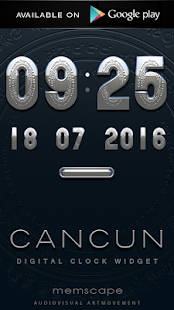 CANCUN Designer Clock Widget Screenshots 9