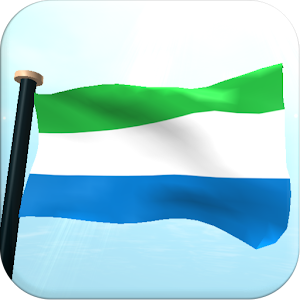 Sierra Leone Flag 3D Wallpaper