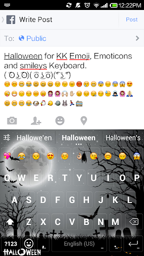 【免費個人化App】Halloween Emoji Keyboard-APP點子