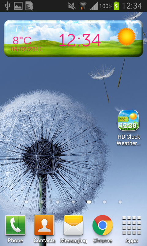 HD Clock Weather Widget Screen 3