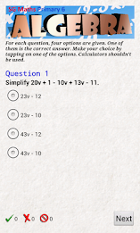 SG Maths Primary 6 Algebra poster 2
