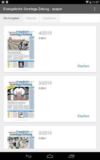 Ev. Sonntags-Zeitung - epaper