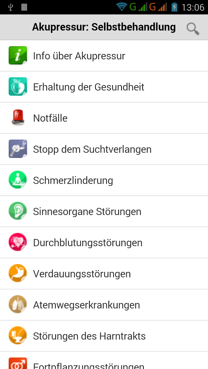 Android application Acupressure: Heal Yourself screenshort