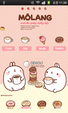 CUKI Theme donuts with Molangのおすすめ画像1