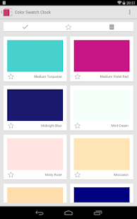 download Color Swatch Clock free