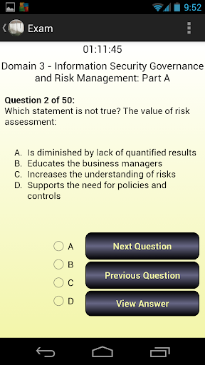 CISSP Evaluator Domain 3