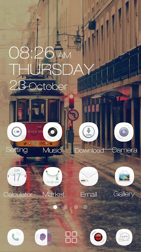 Love Is White GOLauncher Theme