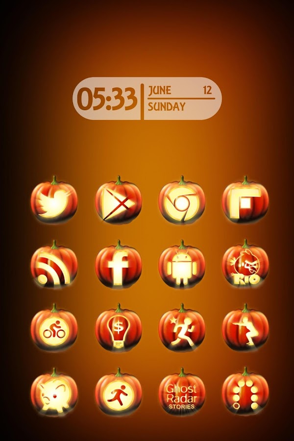 Halloween Icon Pack Theme - screenshot