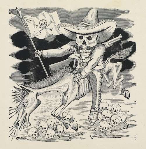 La Gran Calavera de Emiliano Zapata from the portfolio Monografia: Las obras de José Guadalupe Posada, grabador mexicano