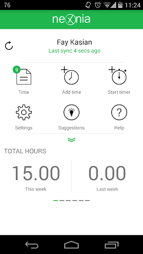 Nexonia Timesheets