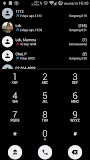 Dialer theme Flat BlackWhite