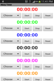 Many Timer Ad - náhled