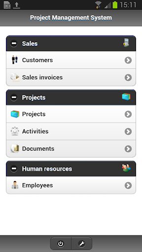 Thinkwise Mobile GUI