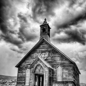Sanctuary of Ghosts by Christian Wicklein - Black & White Buildings & Architecture