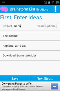 Free Download Brainstorm List Pro APK for Android